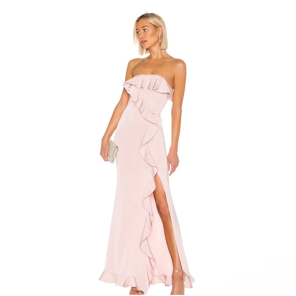 NBD revolve Luka gown in pink